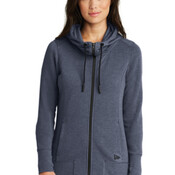 New Era® Ladies Tri-Blend Fleece Full-Zip Hoodie