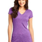 Juniors Microburn™ V Neck Cap Sleeve Tee