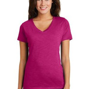 &#174; Women's Super Slub &#174; V Neck Tee