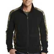 Camouflage Microfleece Full Zip Jacket