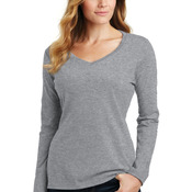 Women's Long Sleeve Fan Favorite V Neck Tee