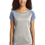 ® Ladies Heather On Heather Contender ™ Scoop Neck Tee