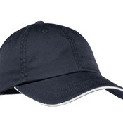 Ladies Sandwich Bill Cap with Striped Closure