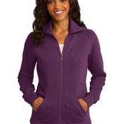 Port Authority® Ladies Slub Fleece Full-Zip Jacket